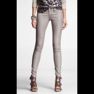 EUC Express Silver Metallic Stella Jean Leggings!